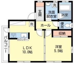 アミスタ・エリマの物件間取画像